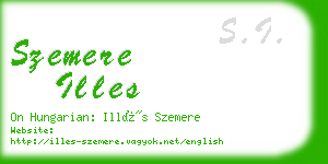 szemere illes business card
